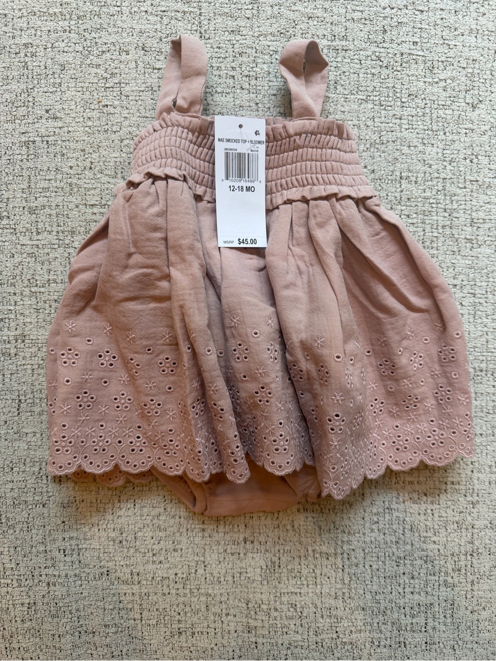 Quincy Mae Smocked Tank and Bloomers Set